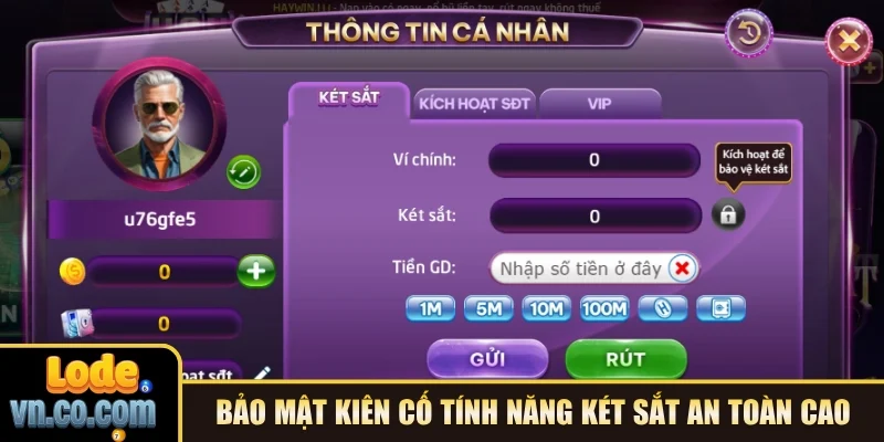 Bảo mật kiên cố tính năng két sắt an toàn cao