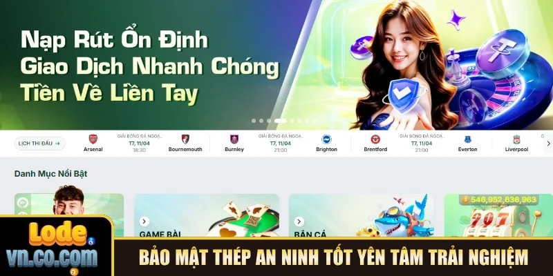 Bảo mật thép an ninh vượt trội yên tâm trải nghiệm