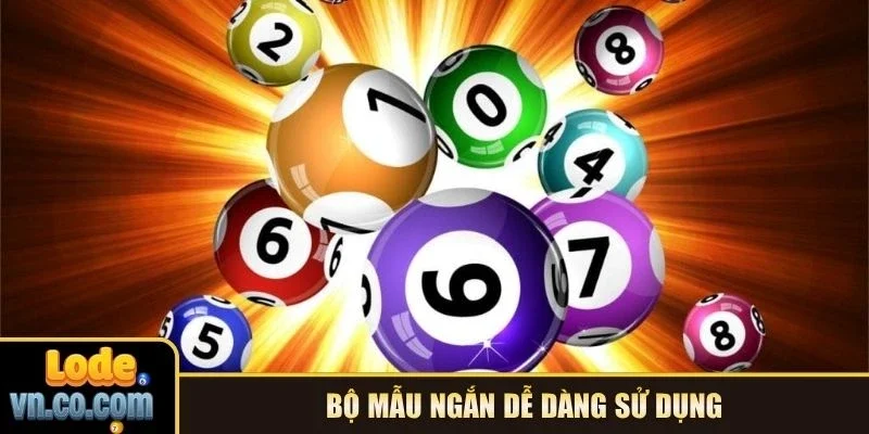 Bộ mẫu ngắn dễ dàng sử dụng