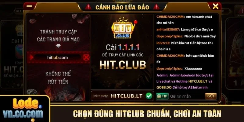 Chọn đúng HitClub chuẩn, chơi an toàn