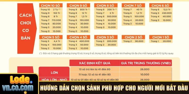 Hướng dẫn chọn sảnh phù hợp cho người mới bắt đầu